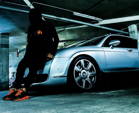 Foot-Balla T-Shirt AM 90 "ORANGE BLAZE" History Of Air HOA