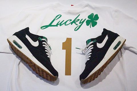Foot-Balla T-Shirt "LUCKY GREEN" WHT