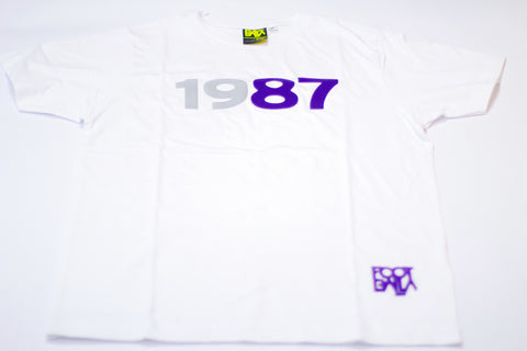 Foot-Balla T-Shirt - grey / purple - Mix n Match