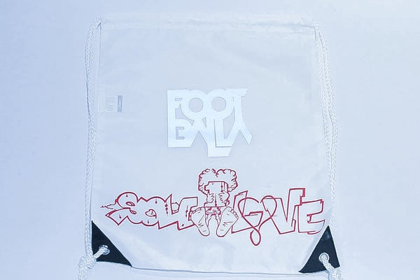 Foot-Balla Logo - Sneaker/Books etc Drawstring Bags