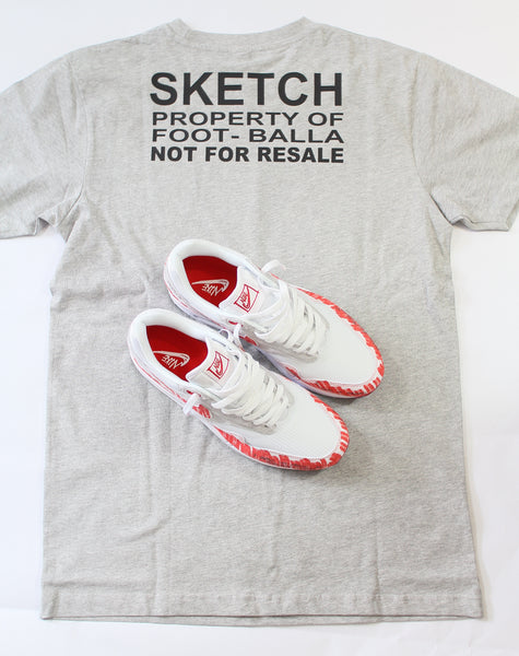 Foot-Balla T-Shirt "OG RED SKETCH” Tee