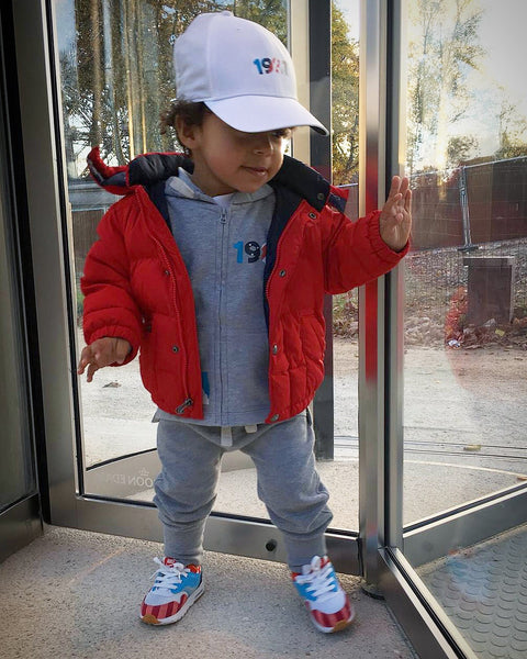 Foot-Balla print Hoody Baby Balla kids " PARRA 18" (ages 6 months-3 yr old)